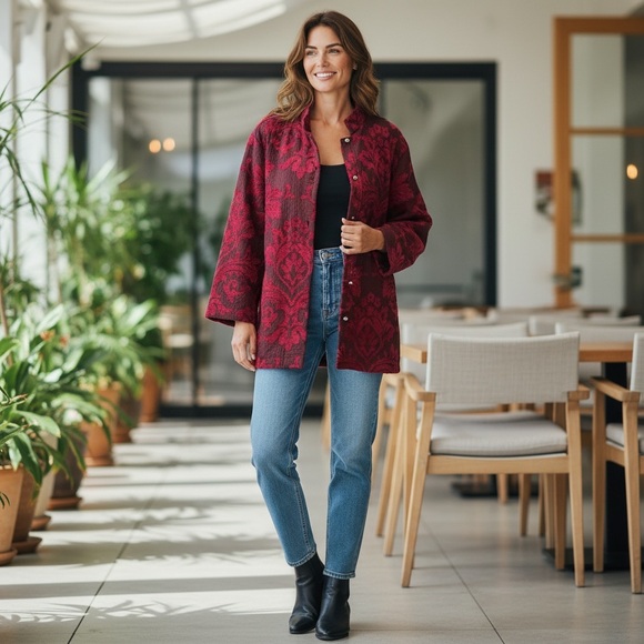 Velvet Shacket - Picture 1 of 11